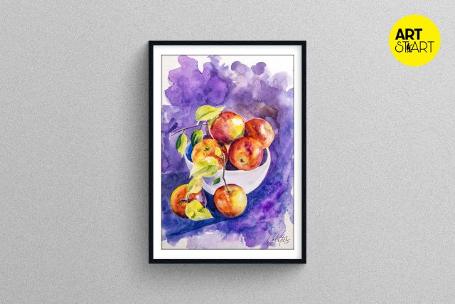 Fruits Water Color Painting