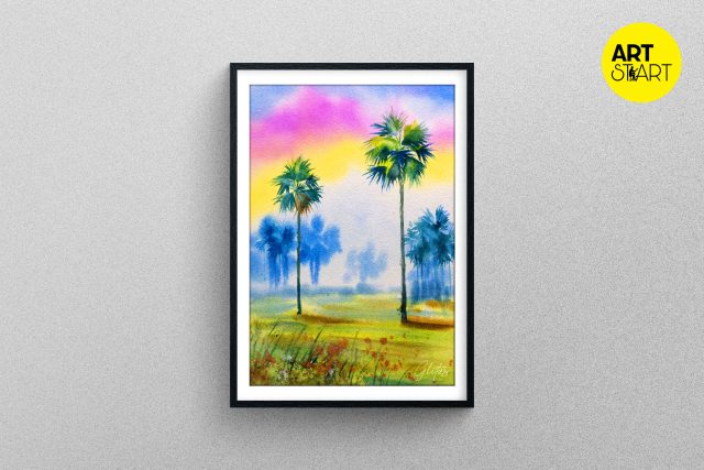 Palm Tree Painting