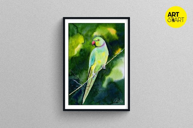 Painting of Parrot